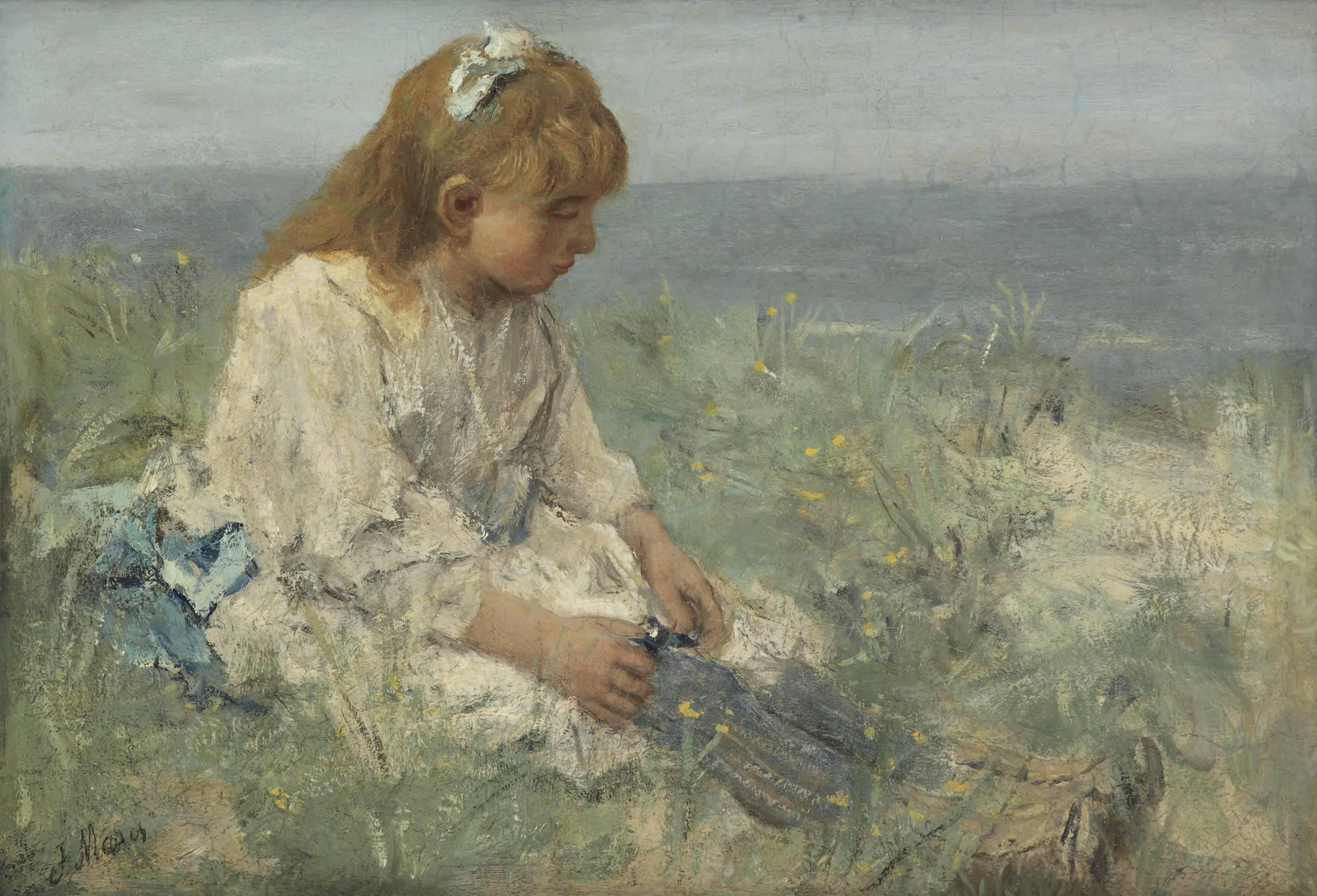 Jacob Maris - Daydreaming in the dunes