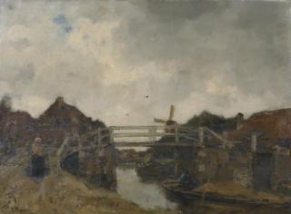 Jacob Maris - De Brug (bij Rijswijk): the bridge