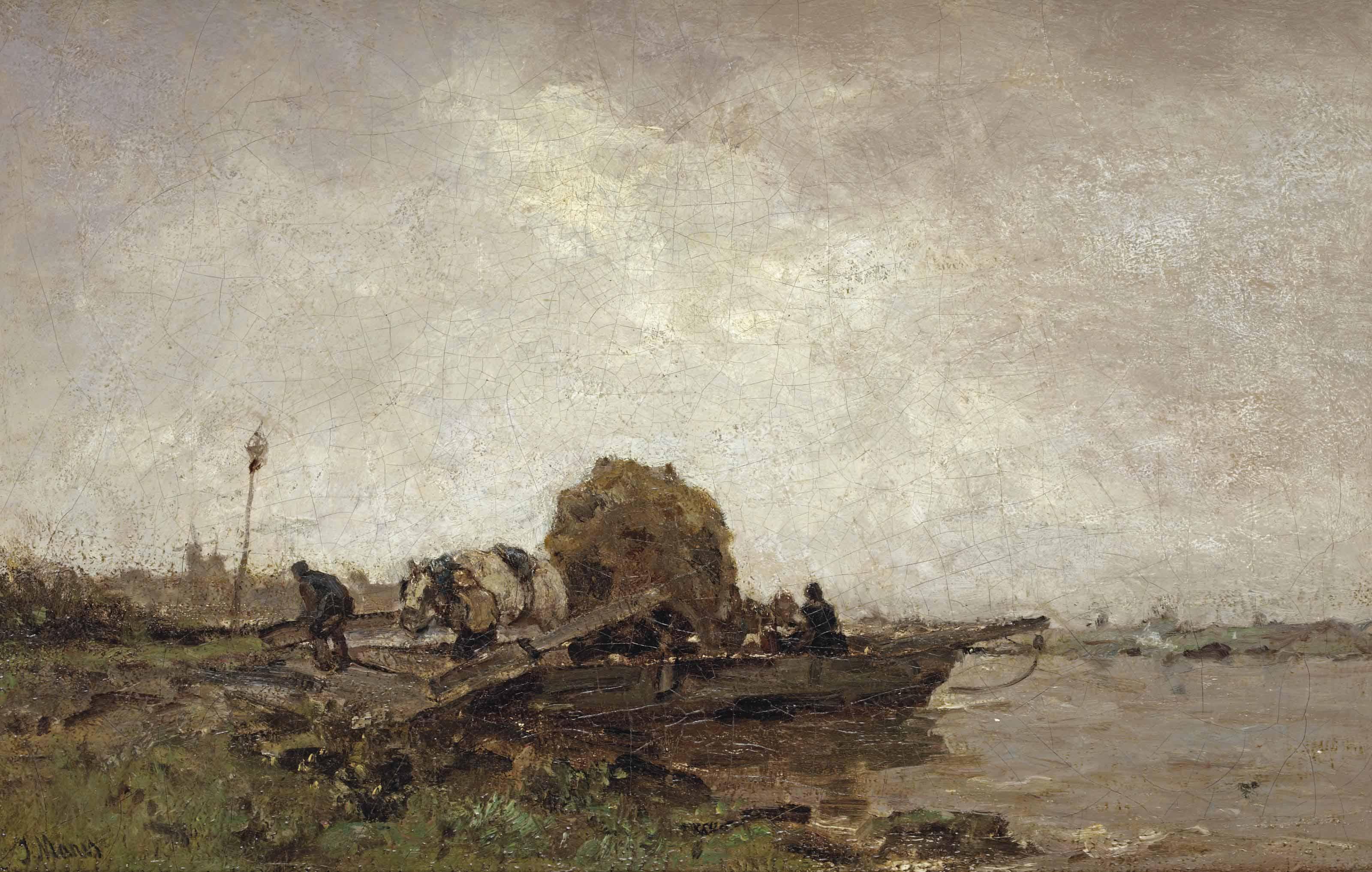 Jacob Maris - The ferry boat