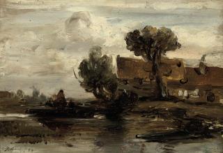 Jacob Maris - The ferry boat