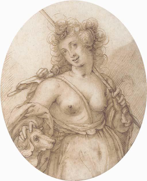 Jacob Matham - Diana the Huntress