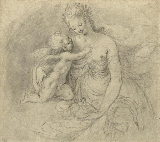 Jacob Matham - Venus and Cupid