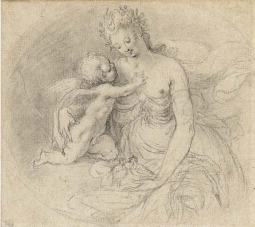 Jacob Matham - Venus and Cupid