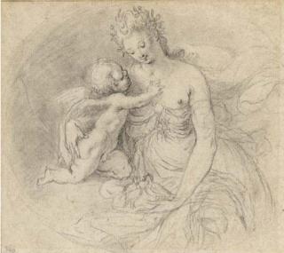 Jacob Matham - Venus and Cupid