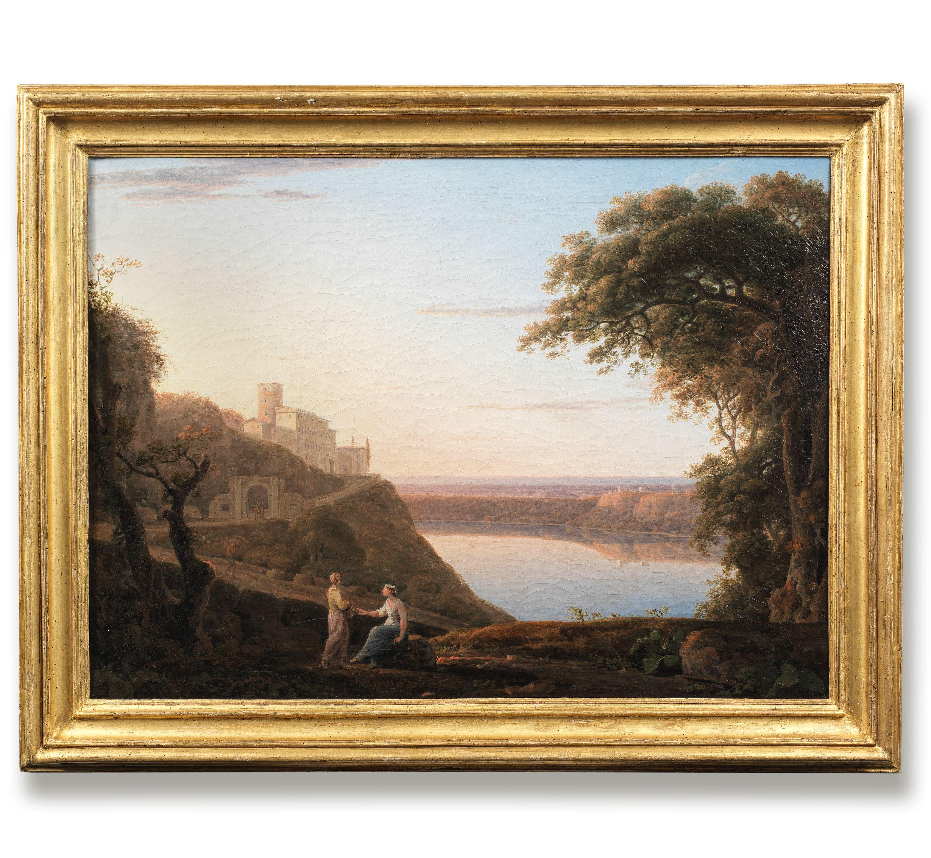 Jacob More - A view of Lake Nemi, anciently called Speculum Dianae
