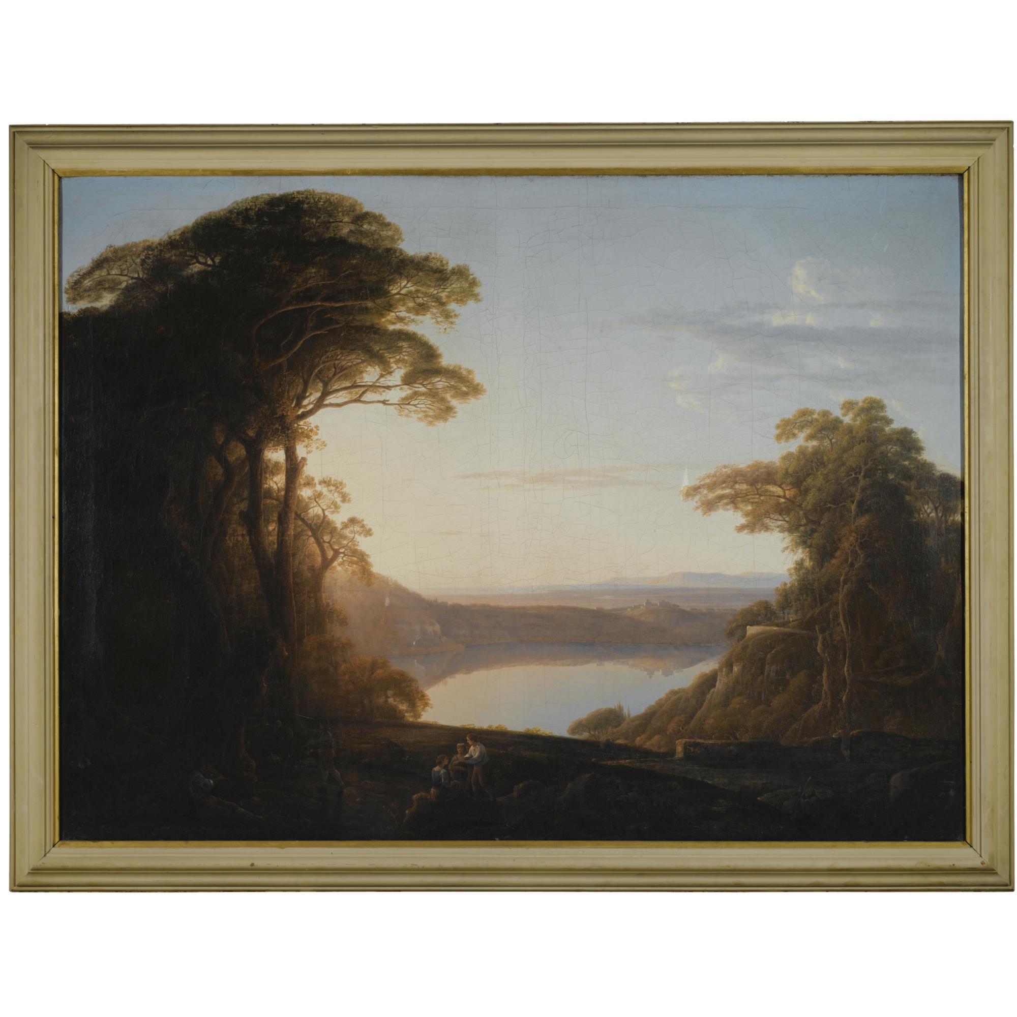 Jacob More - A View Of The Lake Of Nemi, Anciently Called Speculum Dianae, Near Rome