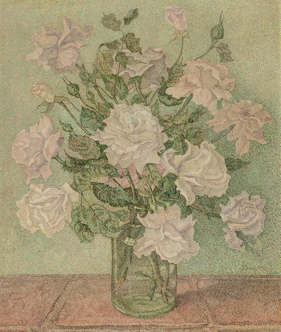 Jacob Nieweg - Pink and white roses