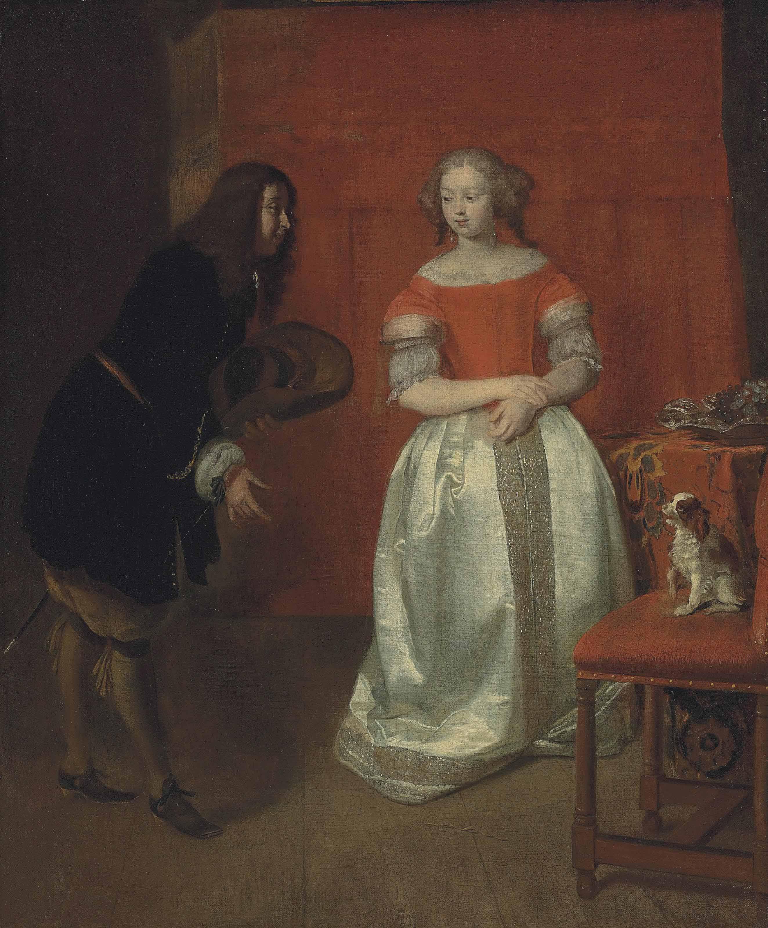 Jacob Ochtervelt - The Visit