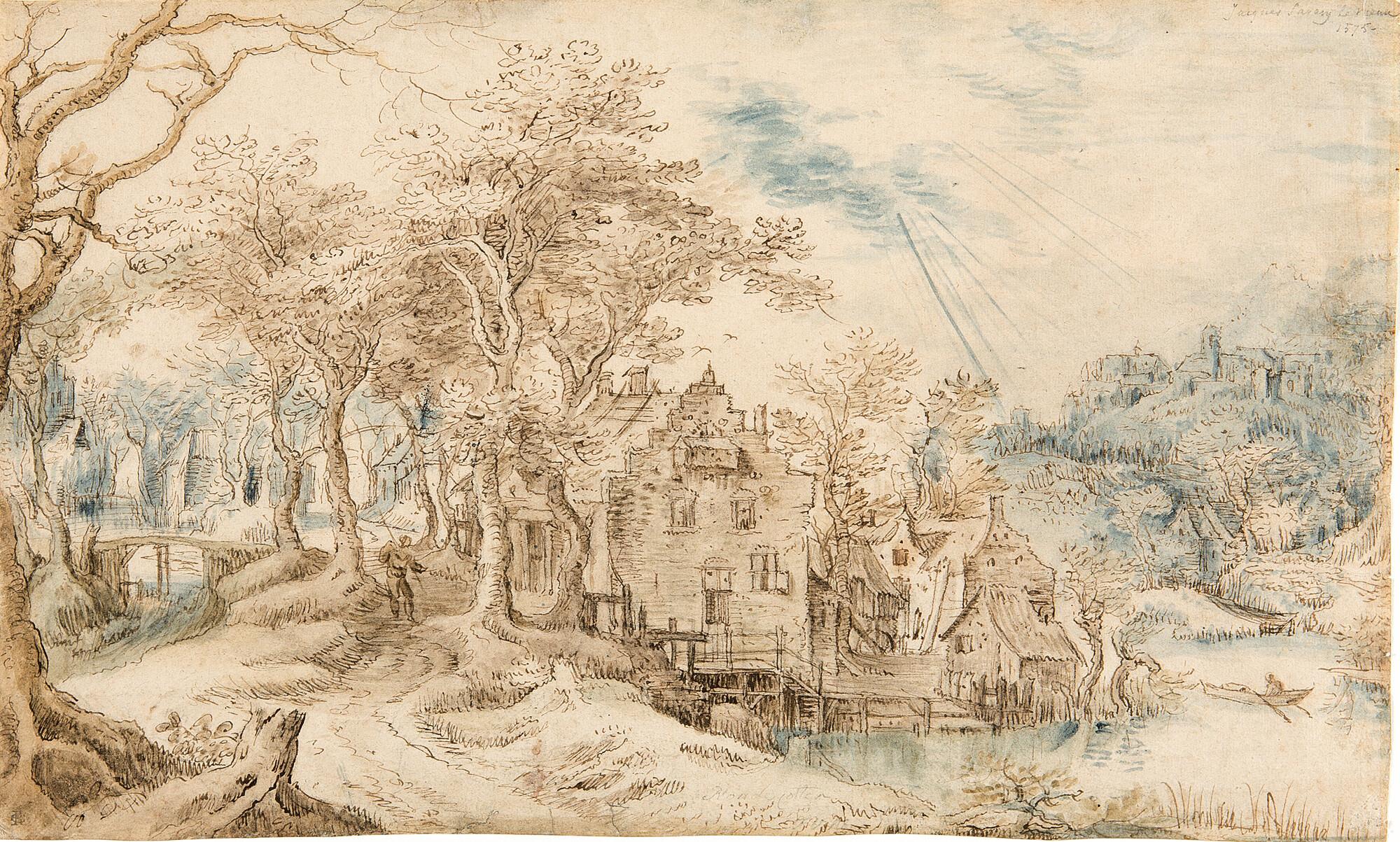 Jacob Savery I - Flämische Landschaft mit Burg und Tal.