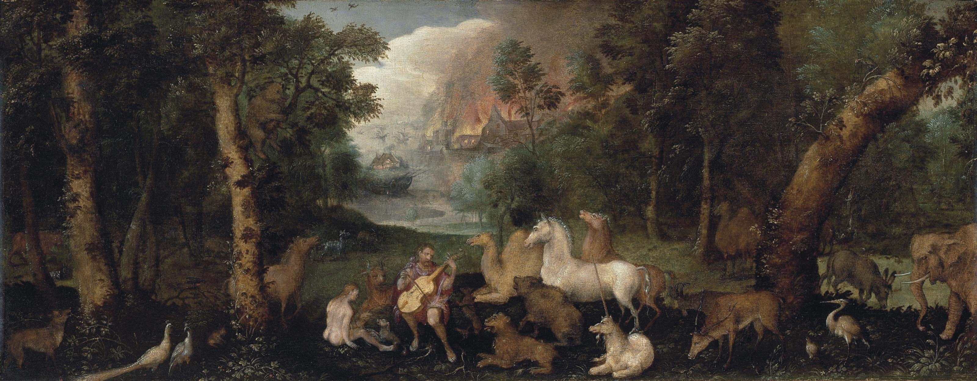 Jacob Savery I - Orpheus charming the animals