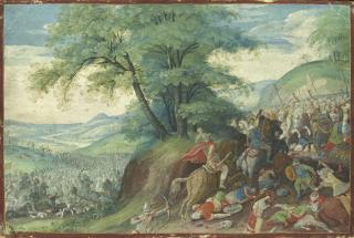 Jacob Savery I - The Battle Between The Israelites And The Hordes Of Amalek (Exodus Xvii; 8-16)