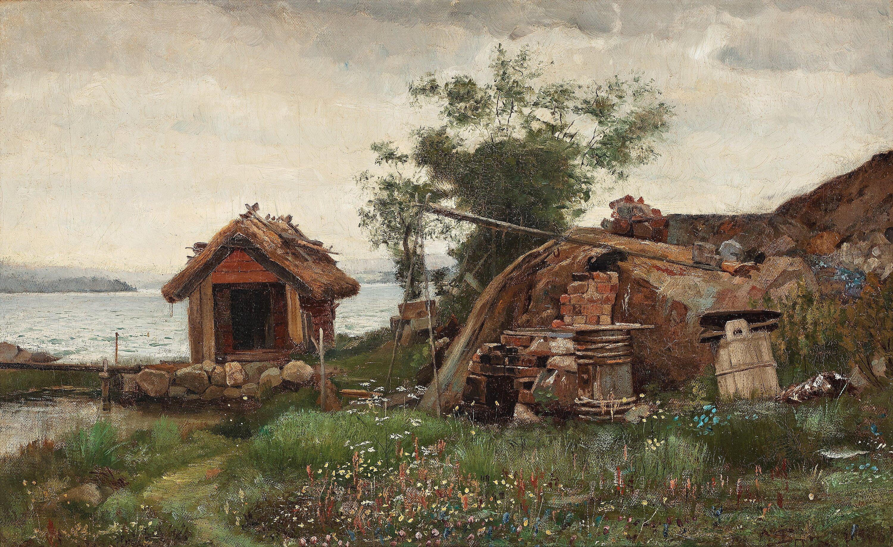 Jacob Silvén - Boathouse in the north of Sweden