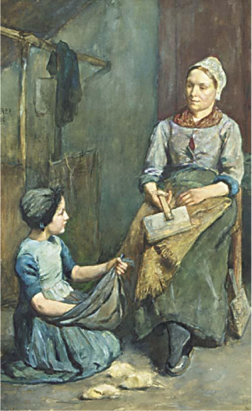 Jacob Simon Hendrik Kever - A Moment of Leisure