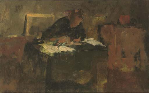 Jacob Simon Hendrik Kever - In the study