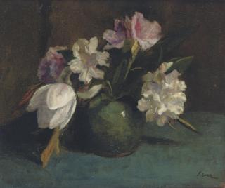 Jacob Simon Hendrik Kever - Pink and white rhododendrons