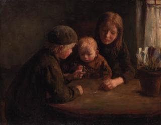 Jacob Simon Hendrik Kever - Playing with little brother