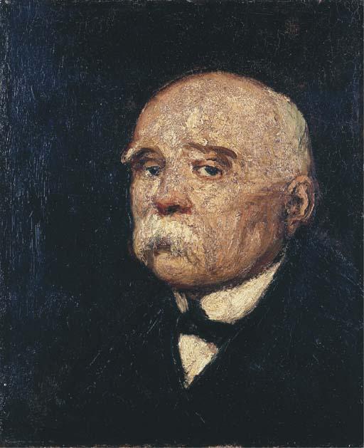 Jacob Smits - Portrait Of George Clemenceau, Bust-Length