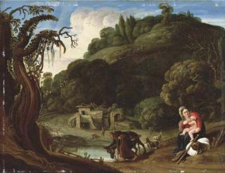 Jacob Symonsz. Pynas - The Rest on the Flight into Egypt
