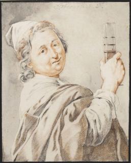 Jacob Toorenvliet - A Man Raising A Glass