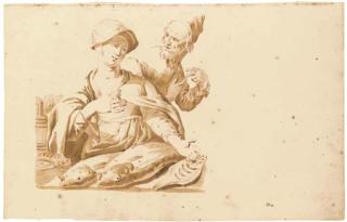 Jacob Toorenvliet - La marchande de poissons