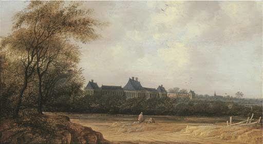 Jacob Van Der Croos - A view of Rijswijk castle