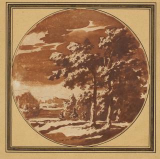 Jacob Van Der Ulft - A rider and other figures traversing a landscape