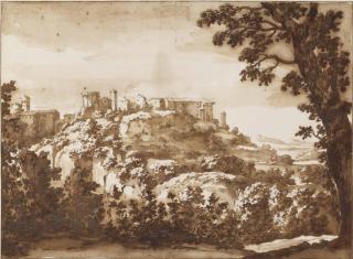 Jacob Van Der Ulft - View of Tivoli from the north