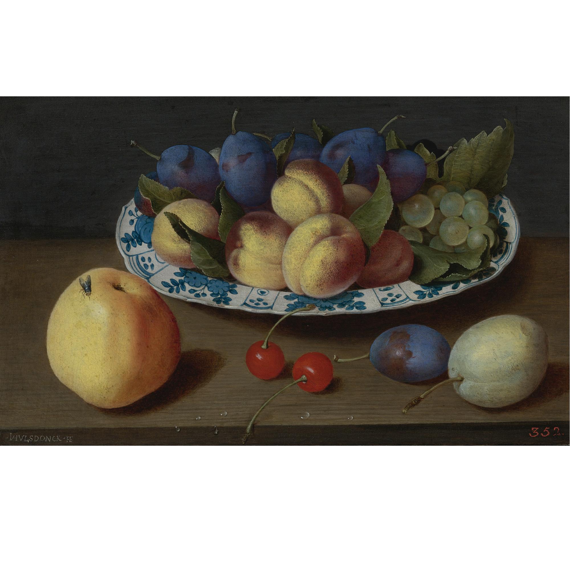 Jacob van Hulsdonck - Still Life With Fruit