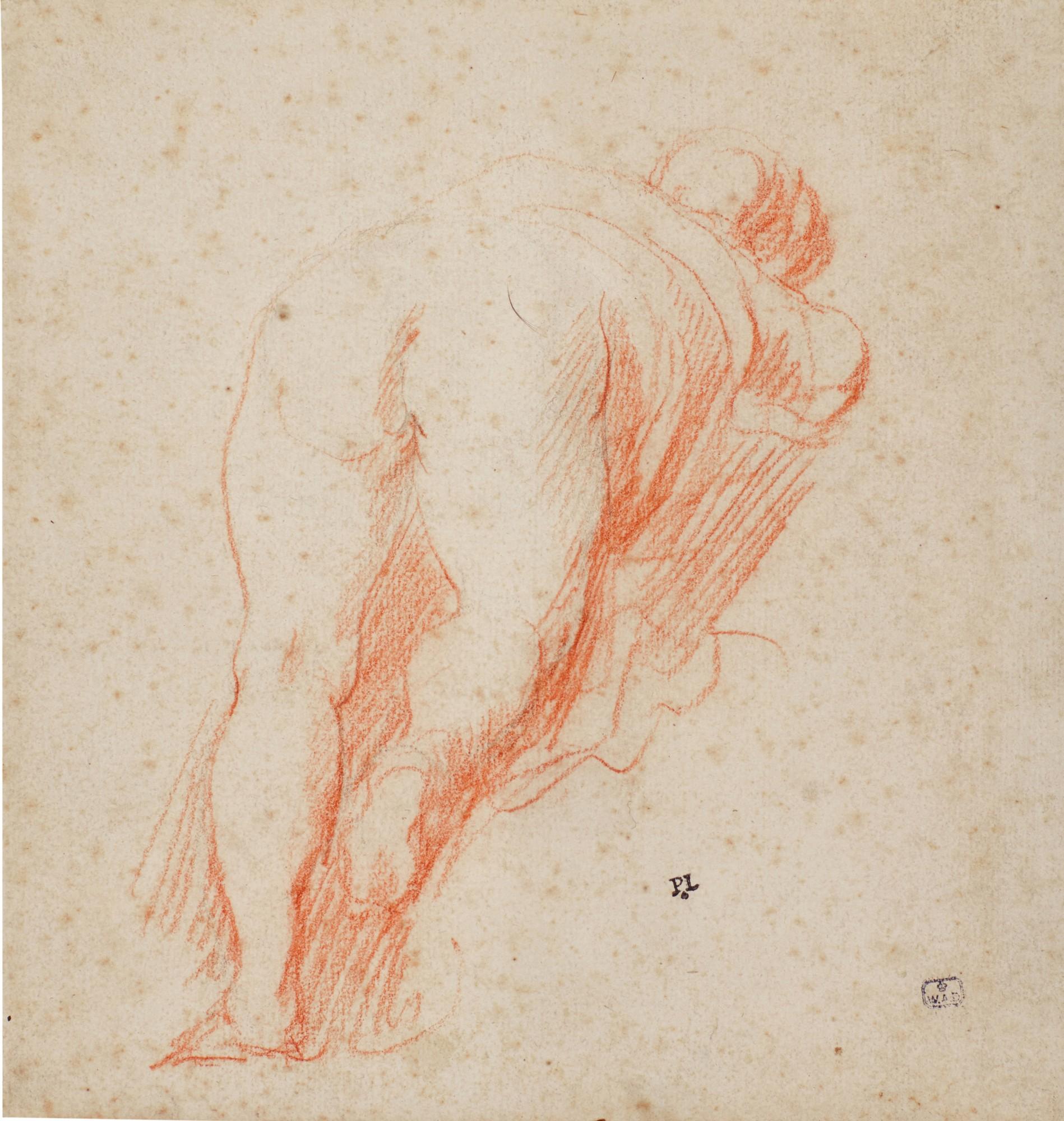 Jacob van Loo - Female nude, seen from behind