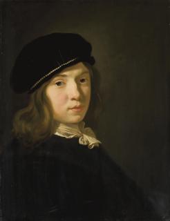 Jacob Van Loo - Portrait d\'un jeune garçon à la toque ornée de perles
