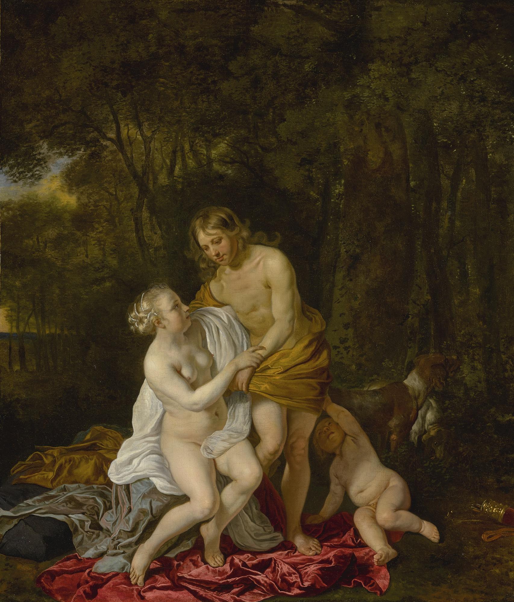 Jacob Van Loo - Venus And Adonis