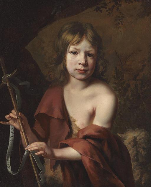 Jacob Van Oost I - Portrait of A Boy As Saint John The Baptist