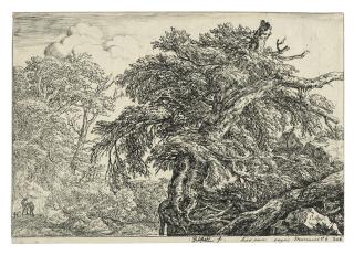 Jacob Van Ruisdael - A Group of three Etchings