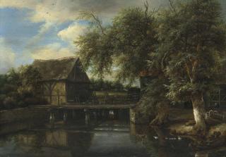 Jacob Van Ruisdael - A Water Mill