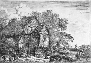 Jacob van Ruisdael - Die kleine Brücke.