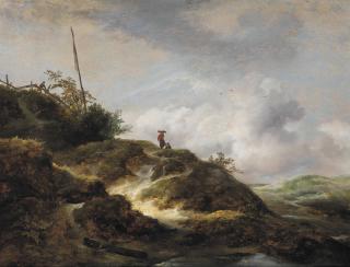 Jacob Van Ruisdael - Hilly dunescape
