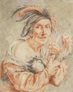 Jacob Van Toorenvliet - Homme au pichet et au jambon