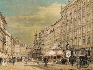 Jacob Von Alt - Der Graben in Wien
