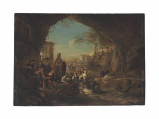 Jacob Willemsz. de Wet I - Daniel Slaying The Dragon Worshipped By The King Of Babylon