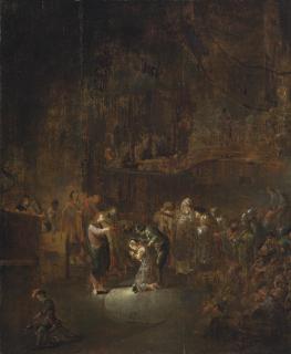 Jacob Willemsz. De Wet - Christ And The Woman Taken In Adultery