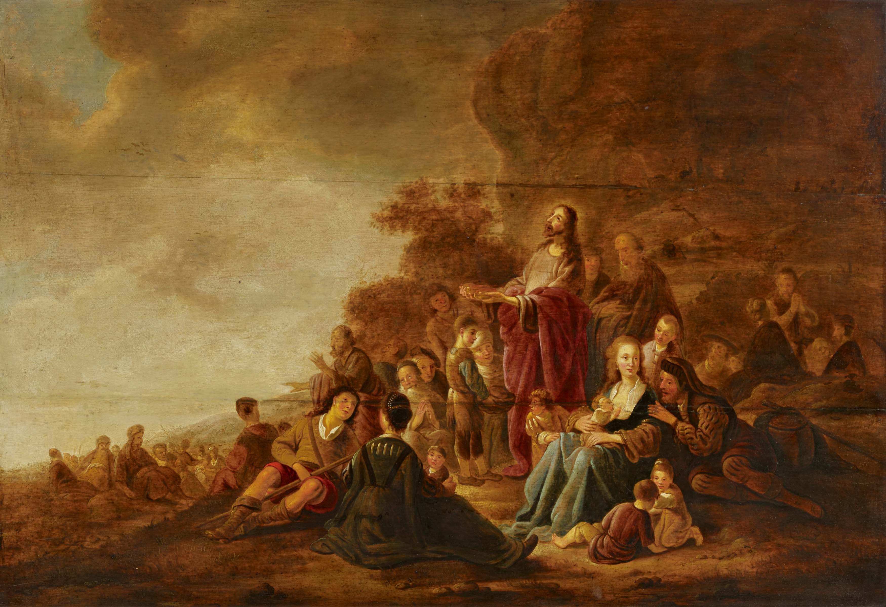 Jacob Willemsz De Wet - Die wundersame Brotvermehrung.