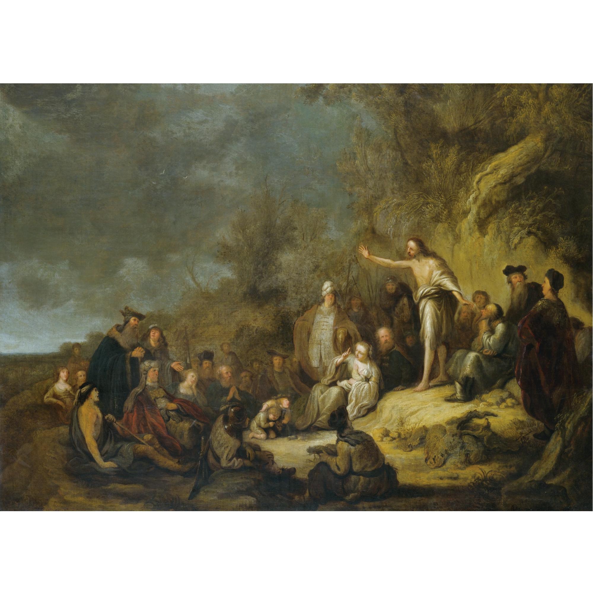 Jacob Willemsz. de Wet - Saint John The Baptist Preaching In The Wilderness