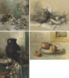 Jacoba Surie - A still life with artist\'s tools