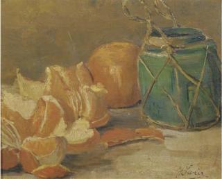 Jacoba Surie - Oranges and a ginger jar