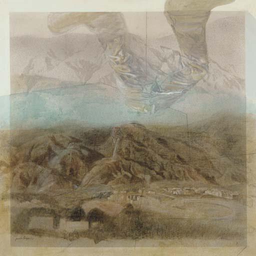 Jacobo Borges - La gran montaña y su tierra (El paisaje se distancia)