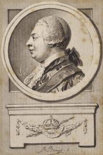 Jacobus Buys - Portrait Of King George Iii Of England, In Profile To The Left, In A Cartouche