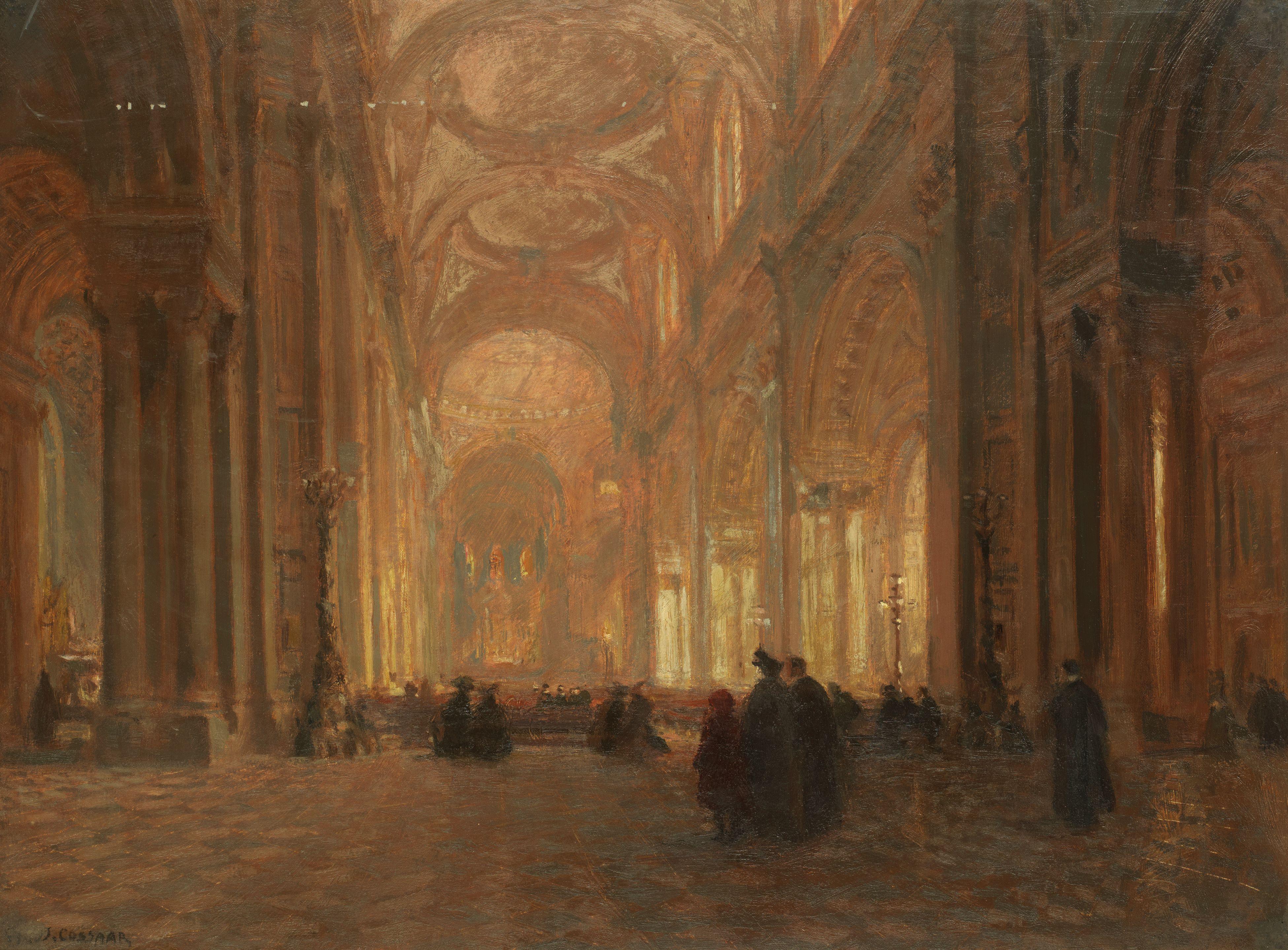 Jacobus Cornelis Wyand Cossaar - Church interior