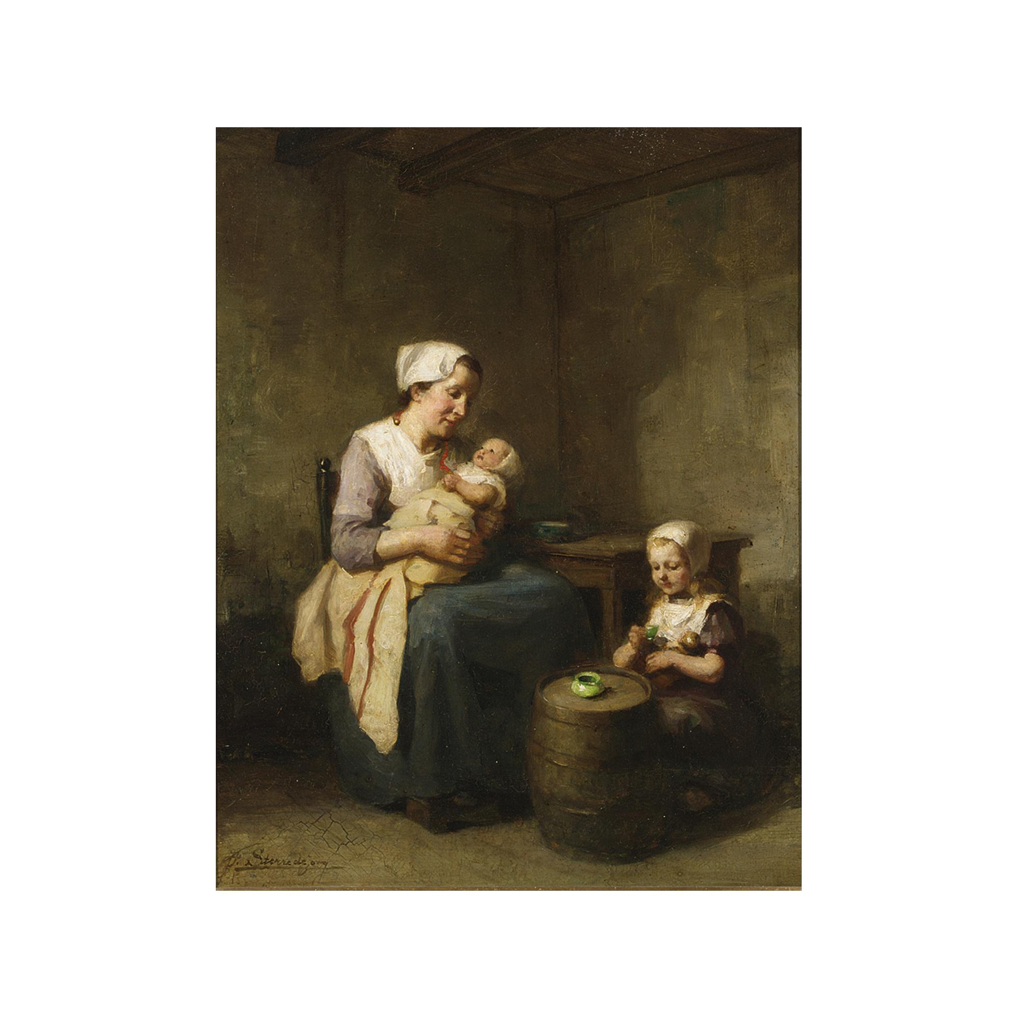 Jacobus Frederik Sterre de Jong - \'A Happy Family\'