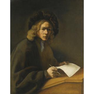 Jacobus Levecq - A Young Man At A Writing Desk