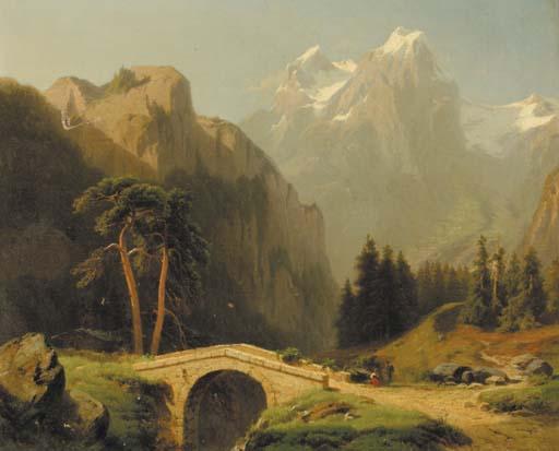 Jacobus Nicolaas Tjarda Van Starkenborgh Stachouwe - An Alpine valley